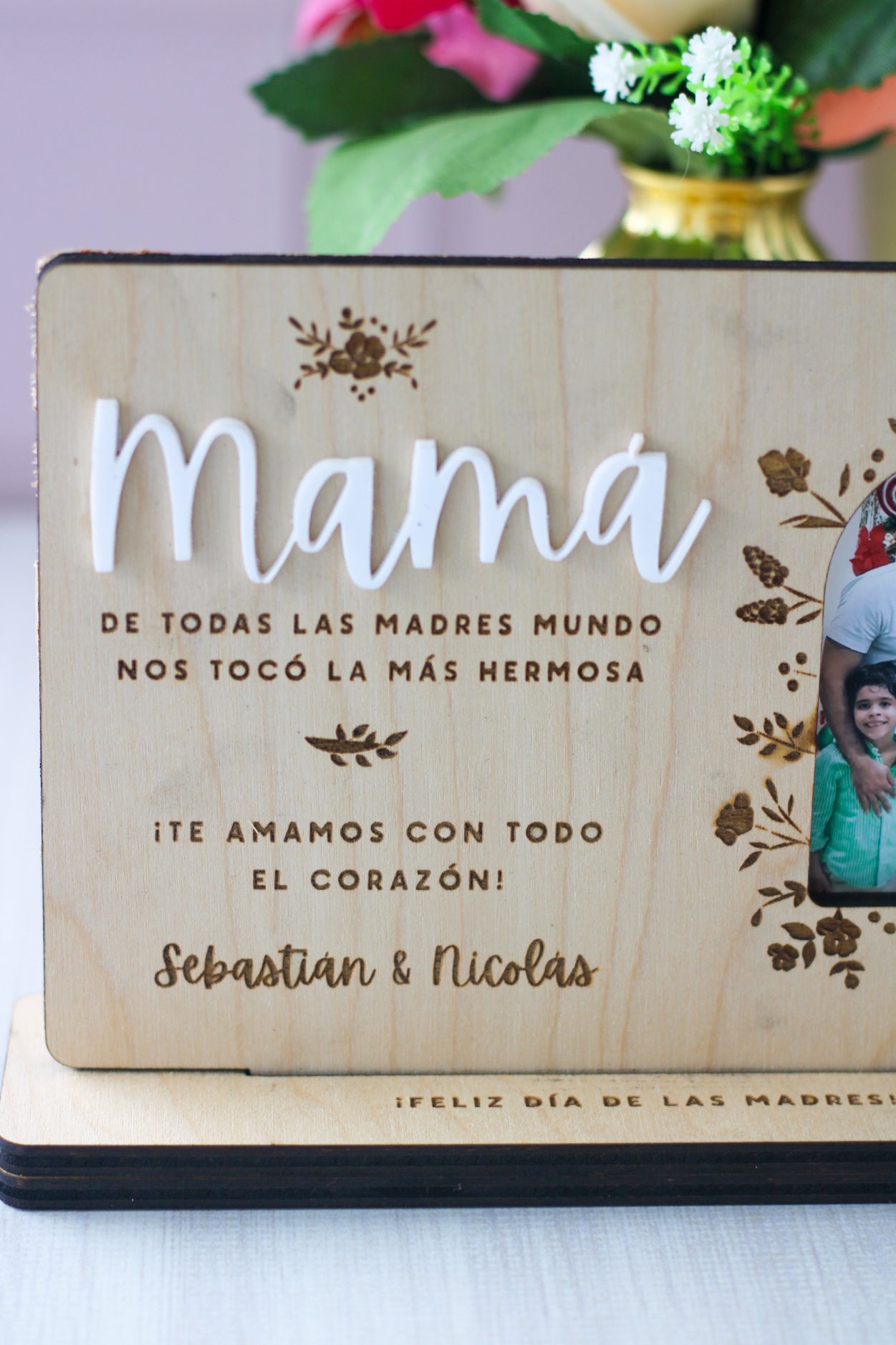 Portarretrato Mamá Florece - LL Studio