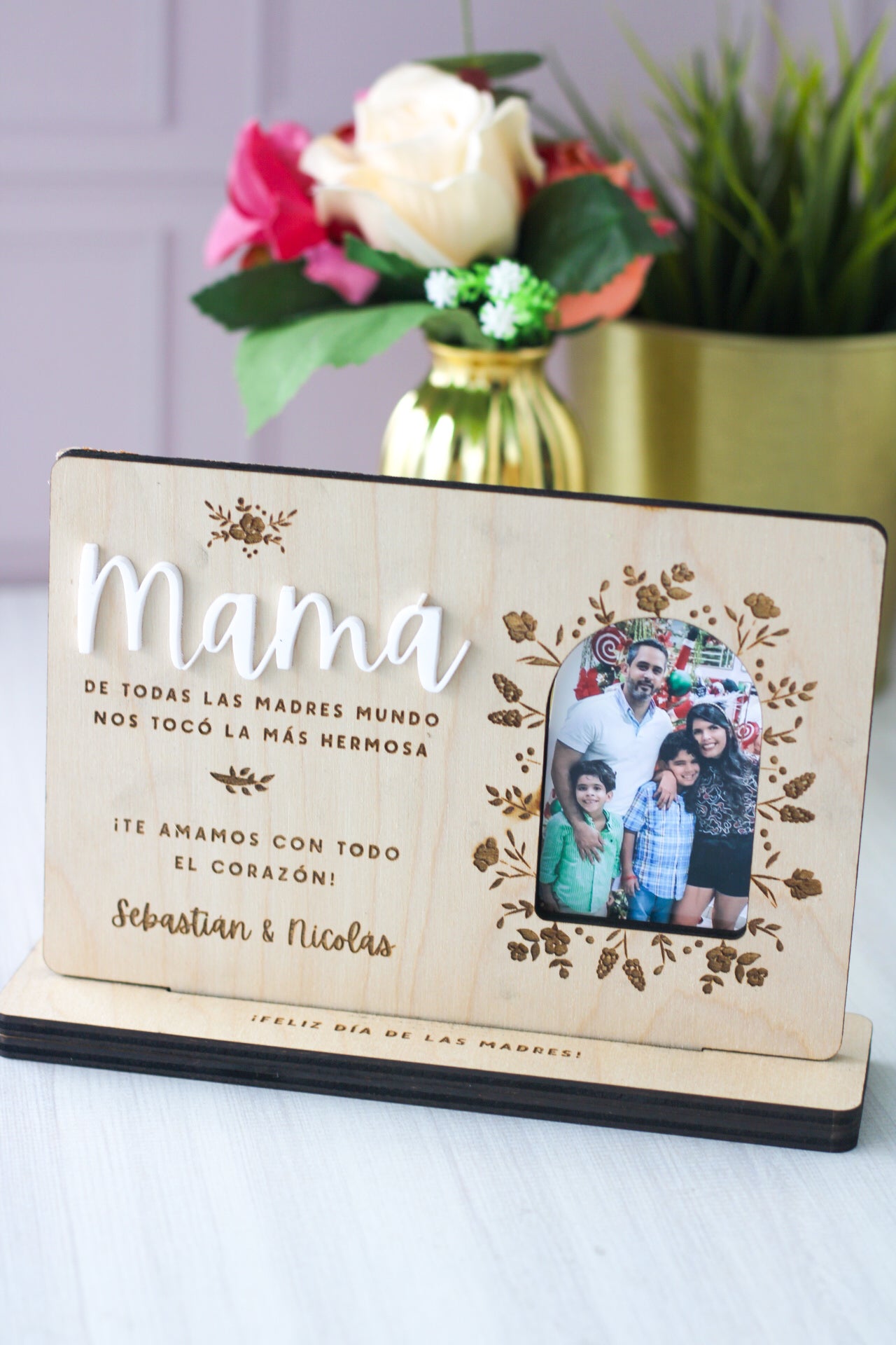 Portarretrato Mamá Florece - LL Studio