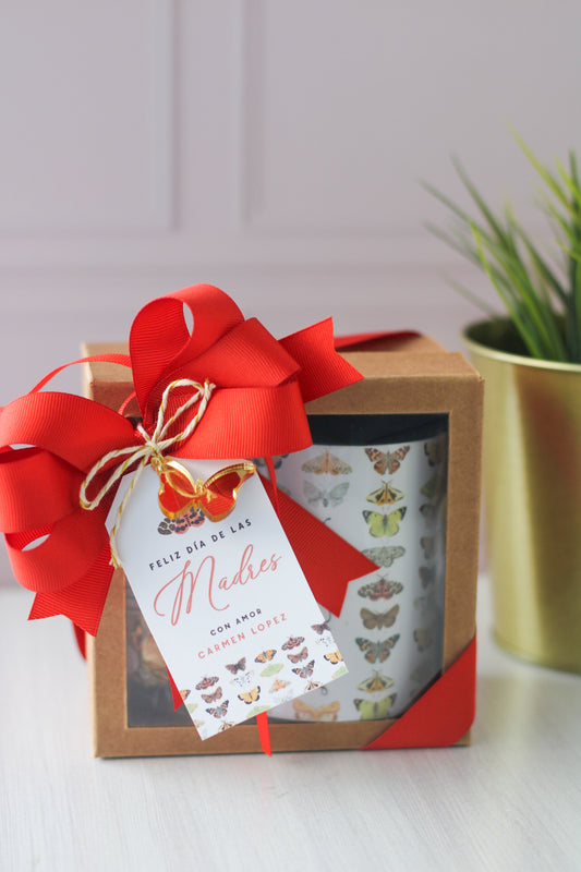 Sweet Morning Coffee Mug Gift Set Farfalle - LL Studio