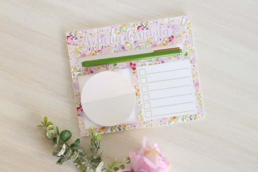 Post- it + Pen Holder Desk Organizer | Violeta
