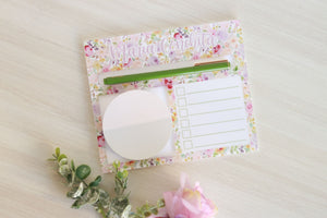 Post- it + Pen Holder Desk Organizer | Violeta