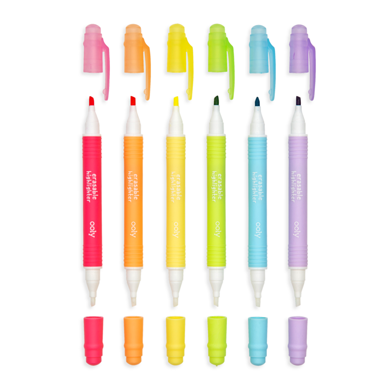 OOLY - Mini Magic Liners Erasable Highlighters - Set of 6