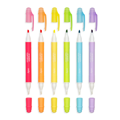 OOLY - Mini Magic Liners Erasable Highlighters - Set of 6