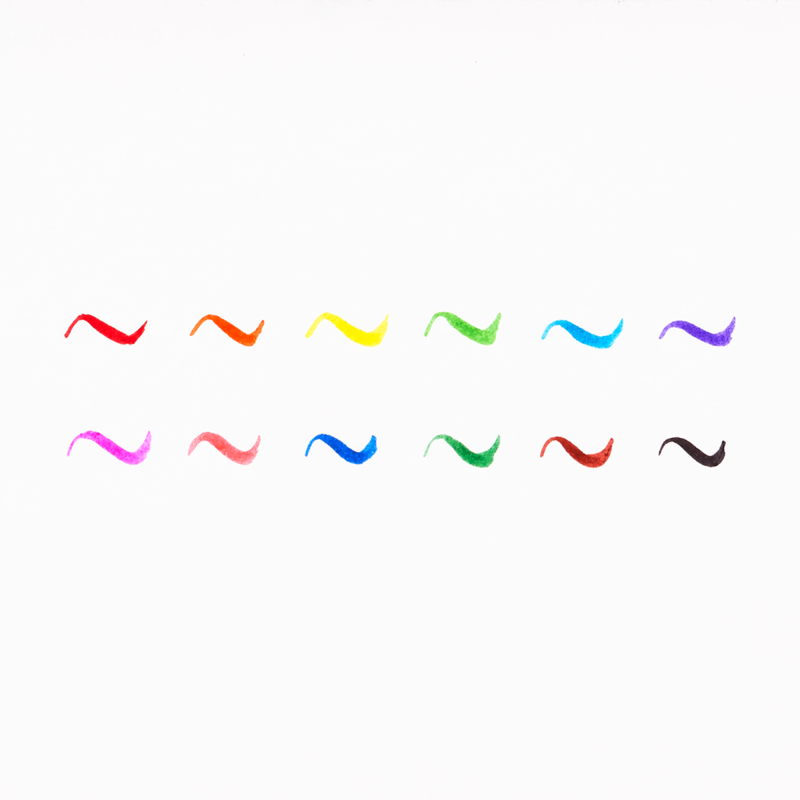 OOLY - Brilliant Brush Markers - Set of 12