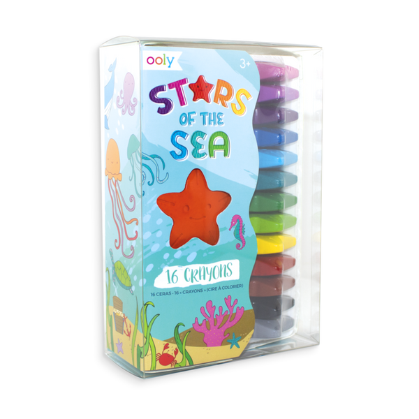 OOLY - Stars of the Sea Crayons - Set of 16