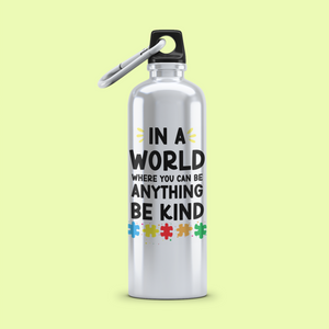 Botella Metálica “Sonrisas en Full Color - Autism Awareness” - Be Kind