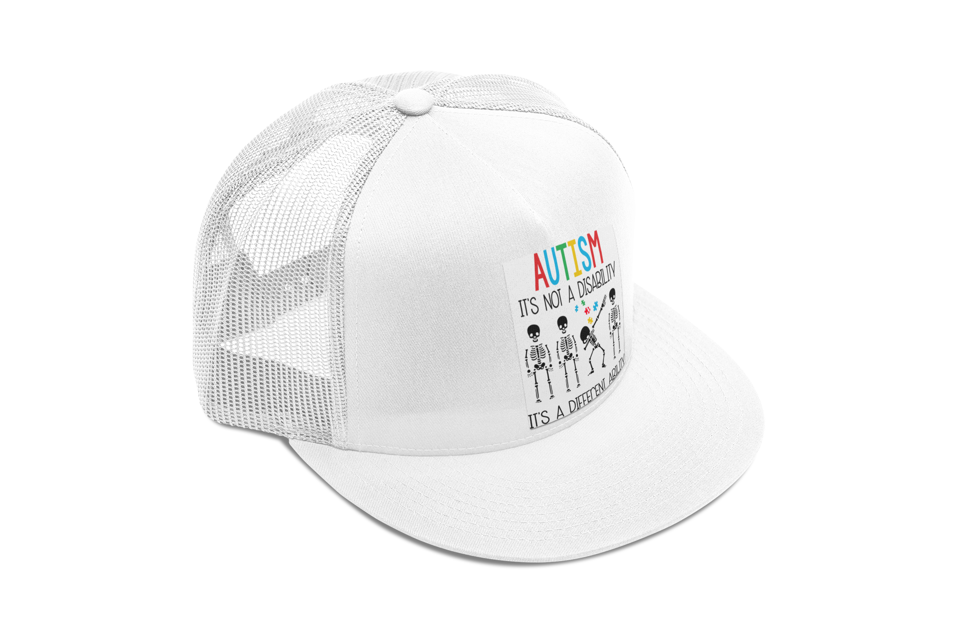 Gorra - Sonrisas a Full Color for Autism¨ - It´s Not a Disability is a Different Ability