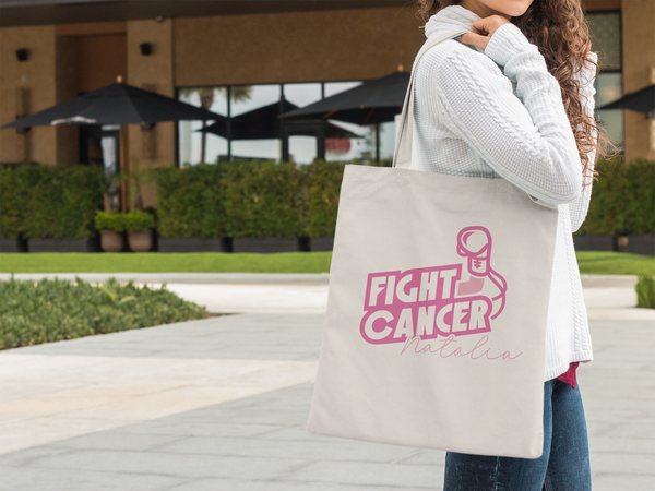 Canva Bag Fight Cancer- Ellas Contra el Cáncer