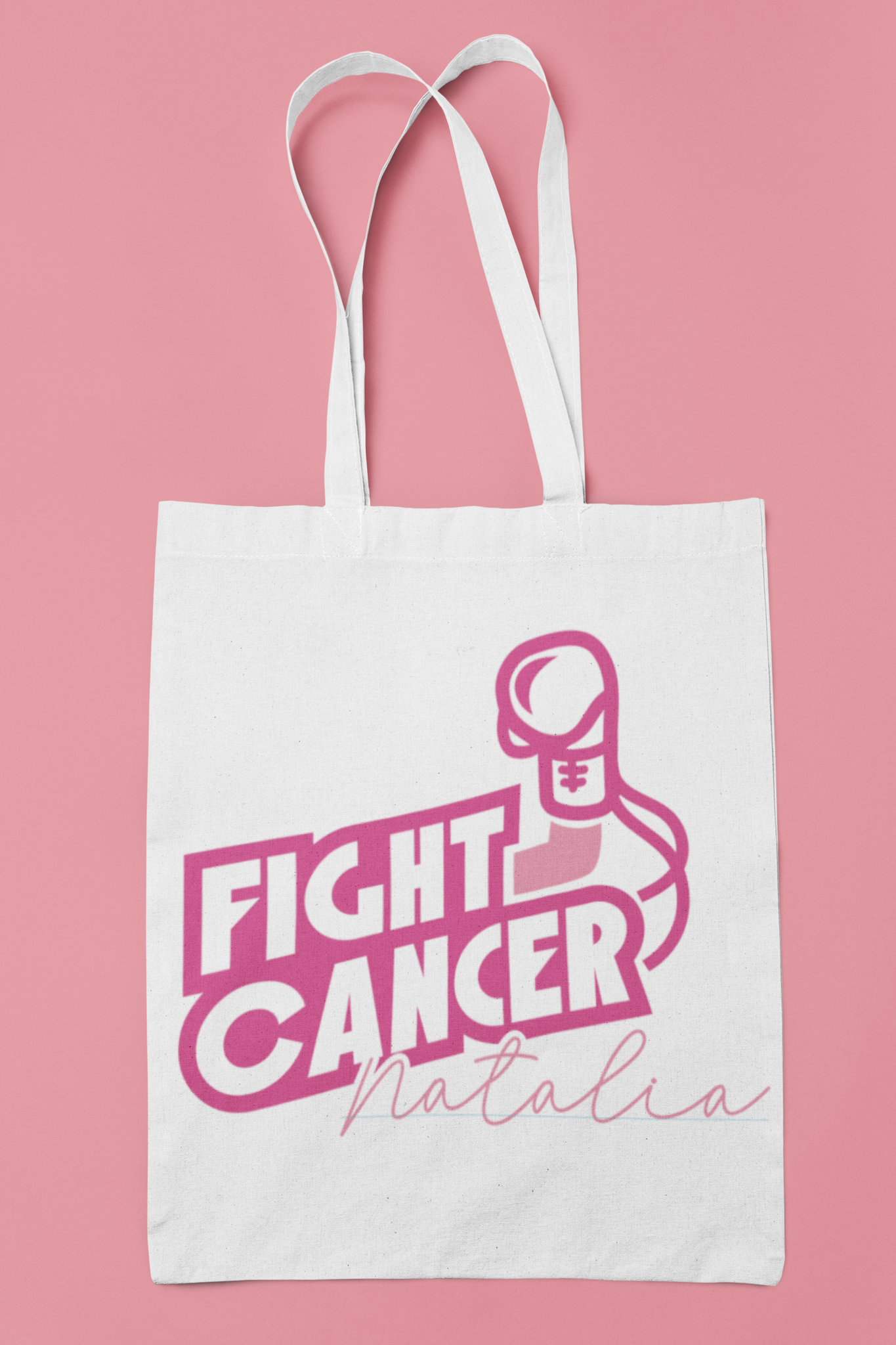 Canva Bag Fight Cancer- Ellas Contra el Cáncer