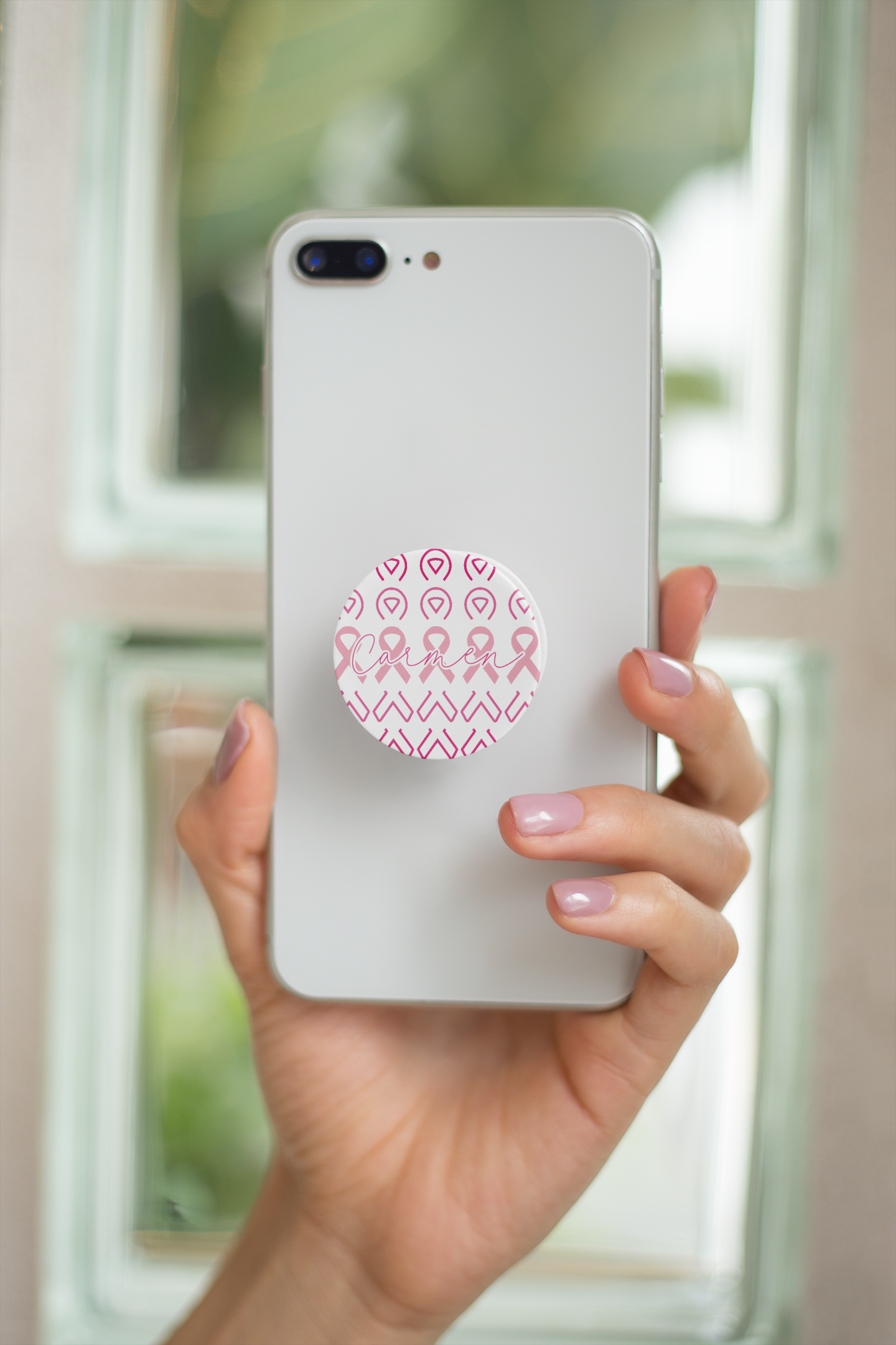 Pop Socket Ribbons - Ellas Contra el Cáncer