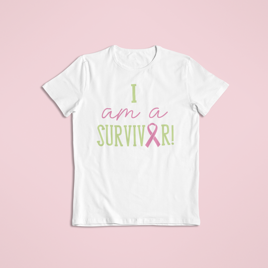 T-Shirt Survivor Watercolor - Ellas Contra el Cáncer