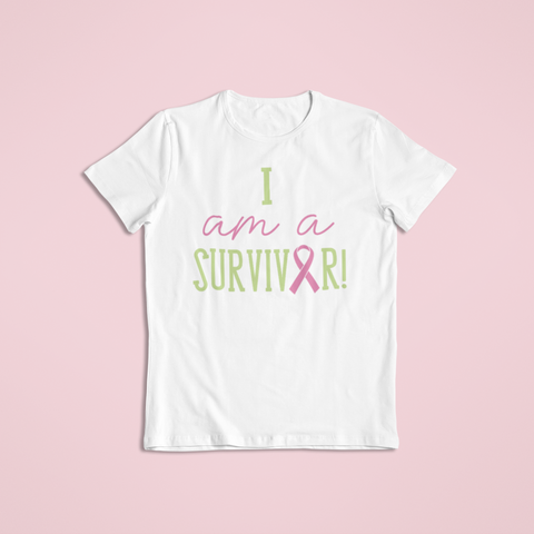 T-Shirt Survivor Watercolor - Ellas Contra el Cáncer