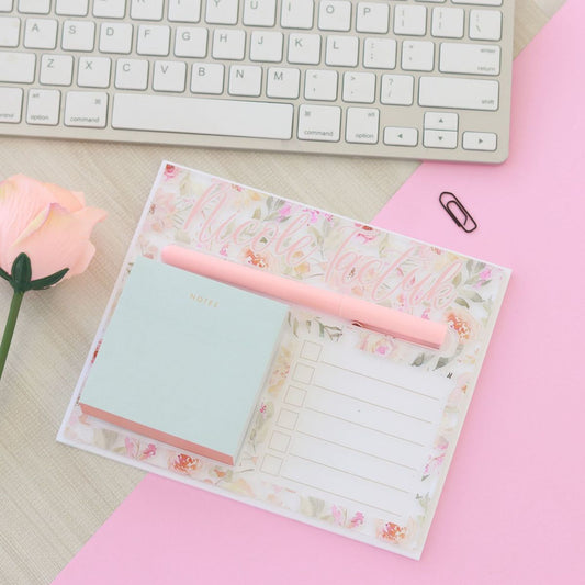 Post- it + Pen Holder Desk Organizer | Bonjour Dalia