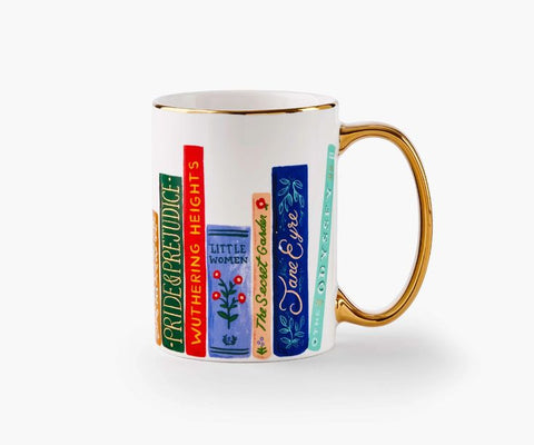 Rifle Paper Co. - Porcelain Mug - Book Club