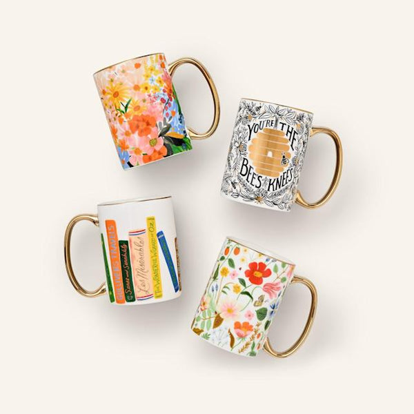 Rifle Paper Co. - Porcelain Mug - Book Club