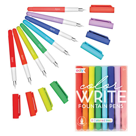 OOLY - Color Write Fountain Pens - Set of 8