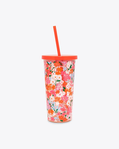 BanDo - 20 OZ. SIP SIP TUMBLER W/ STRAW - SECRET GARDEN