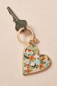 Llavero "Flower Heart" - Enamel Keychain Rifle Paper Co.