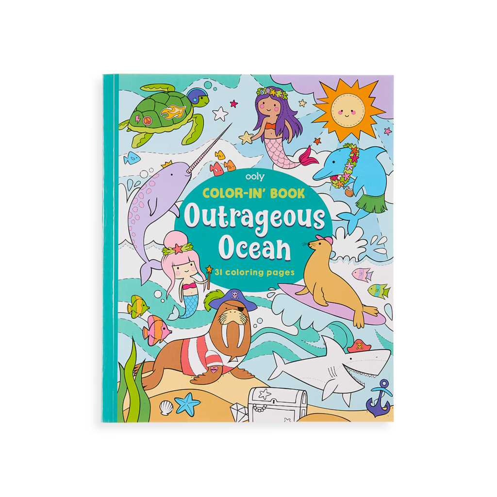 OOLY -    Color In Book - Outrageous Ocean
