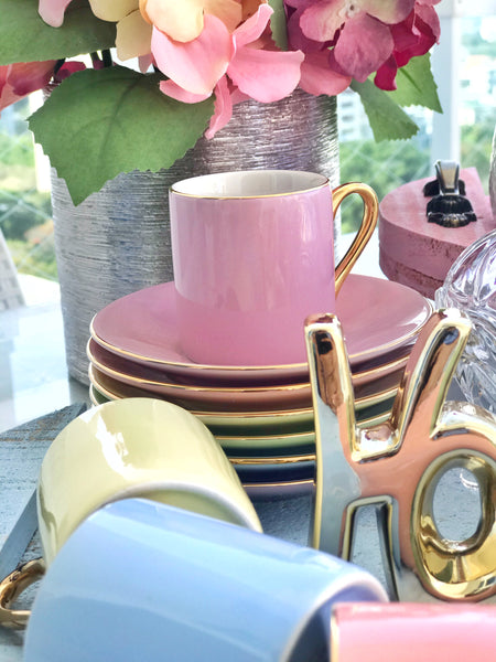 Set de Tazas Pastels - Expresso
