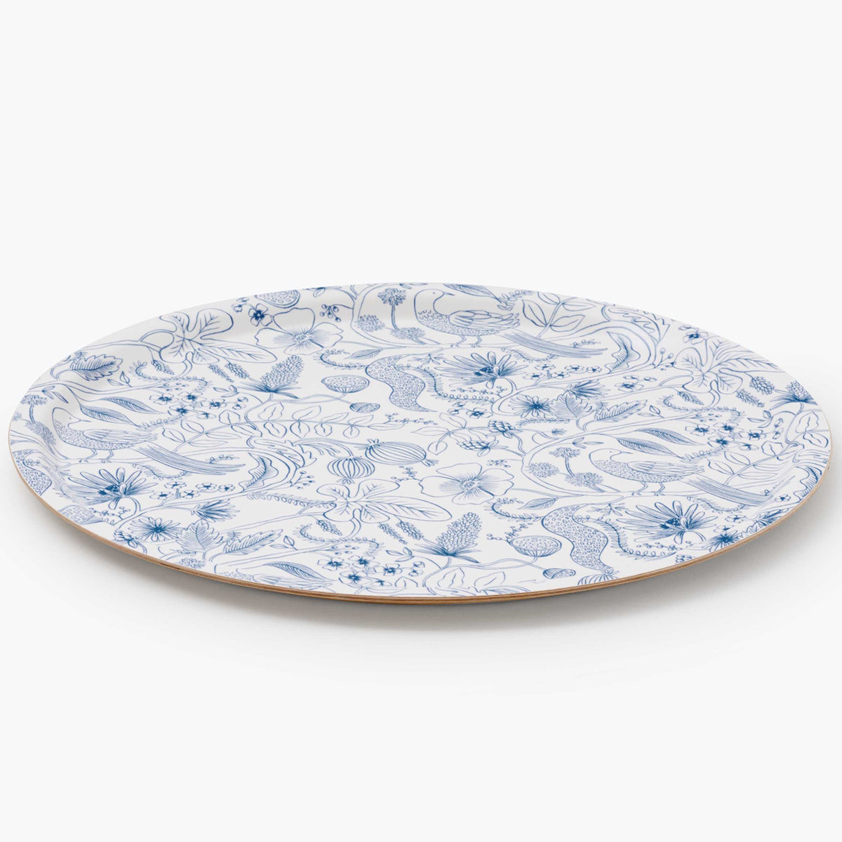 Rifle Paper Co - Large Round Tray - Aviary