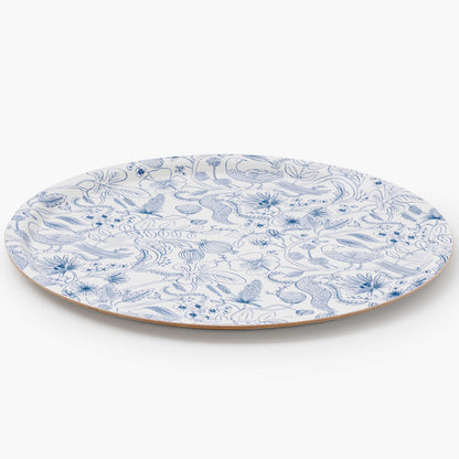 Rifle Paper Co - Large Round Tray - Aviary