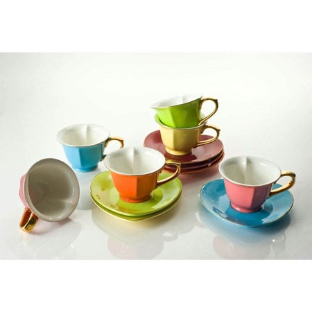 Set de Taza de Corazón Expresso - 3onz (6 Unids)