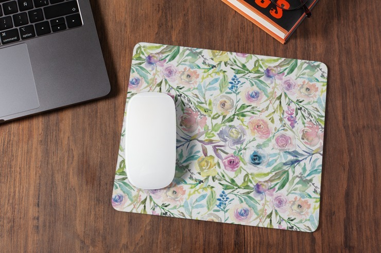 ACUARELLA GARDEN | Flowery Mousepad