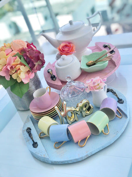 Set de Tazas Pastels - Expresso