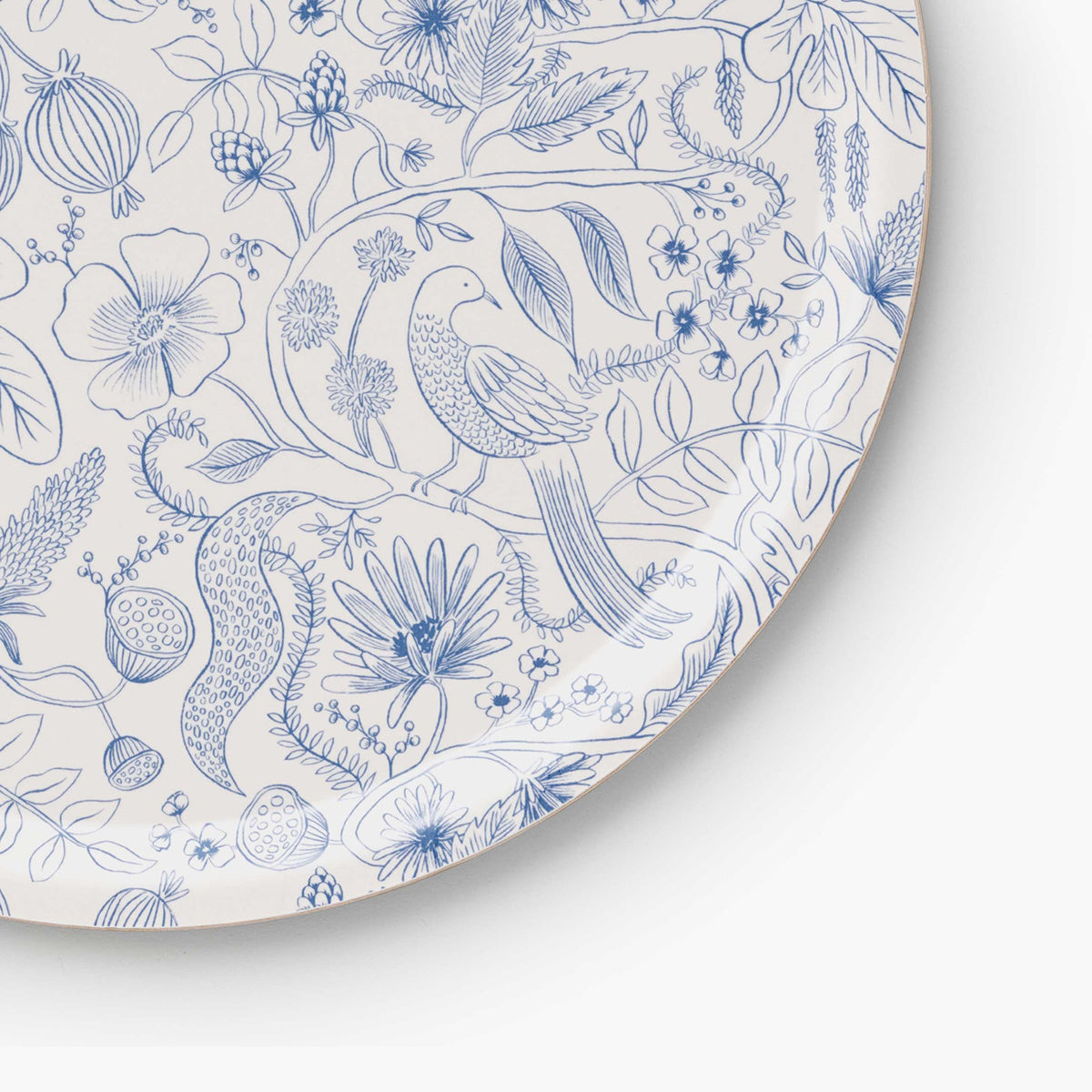 Rifle Paper Co - Large Round Tray - Aviary