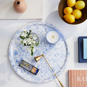 Rifle Paper Co - Large Round Tray - Aviary