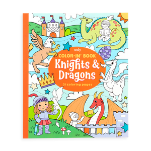 OOLY -    Color In Book - Knights and Dragons