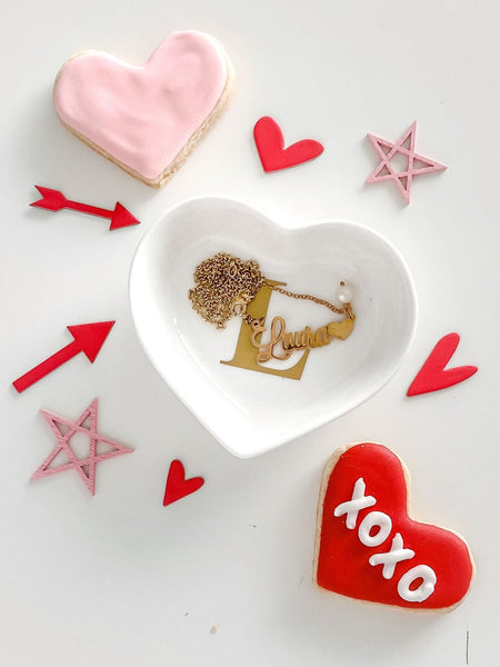 Heart Ring Dish | Con Inicial