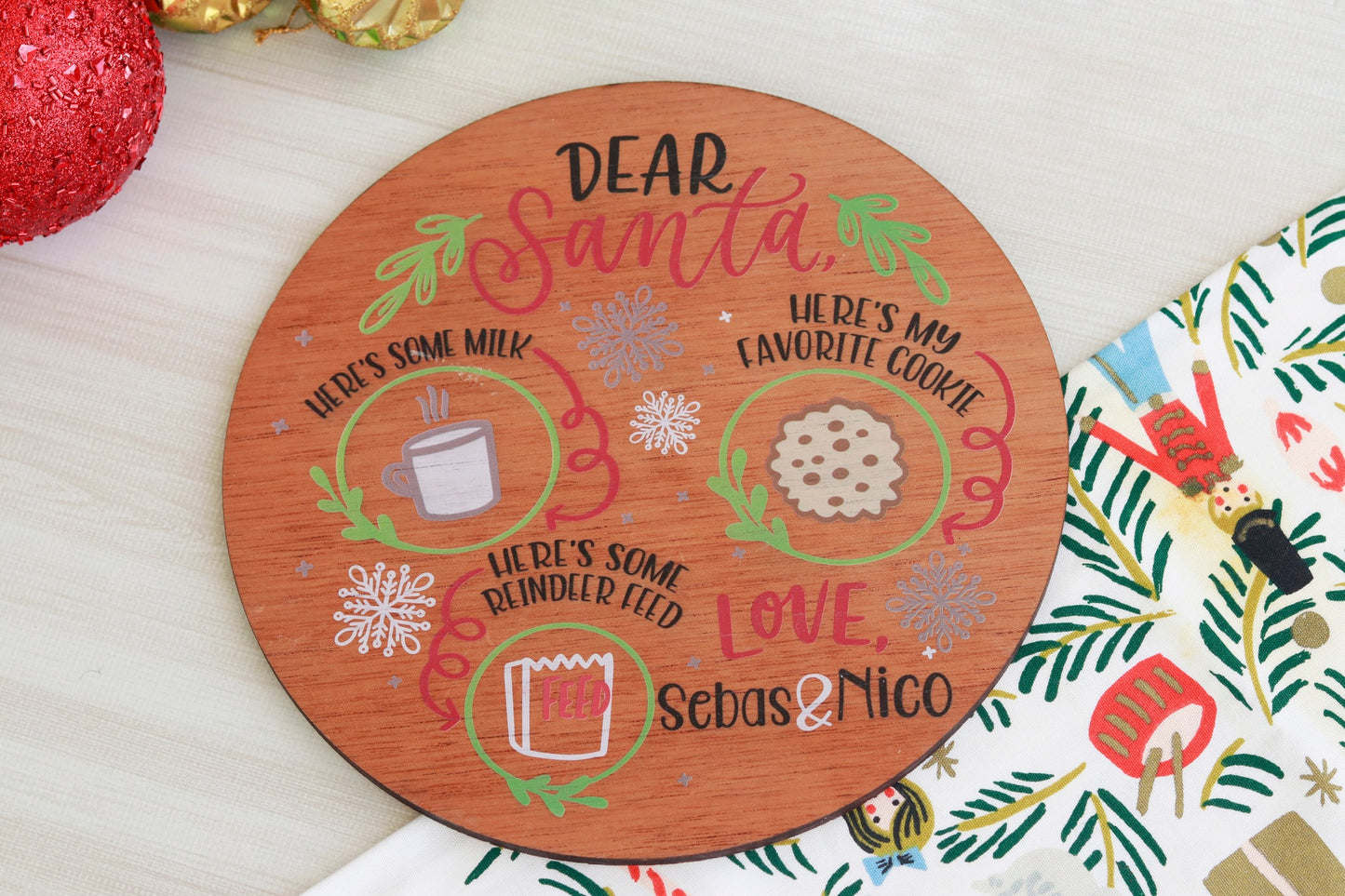 Santa Treats Tray - Redonda